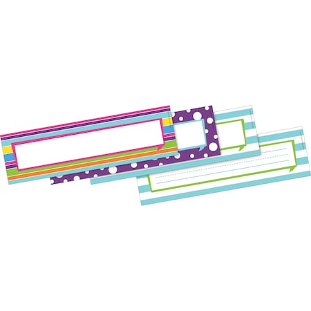 Barker Creek Happy Bulletin Board Signs/Name Plates, Multi-Design, 36/Pack 1431